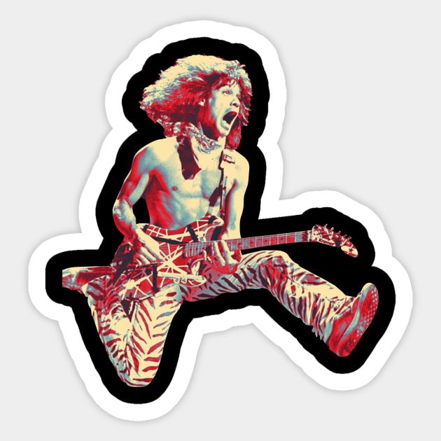 Best performance Halen Sticker by White Name